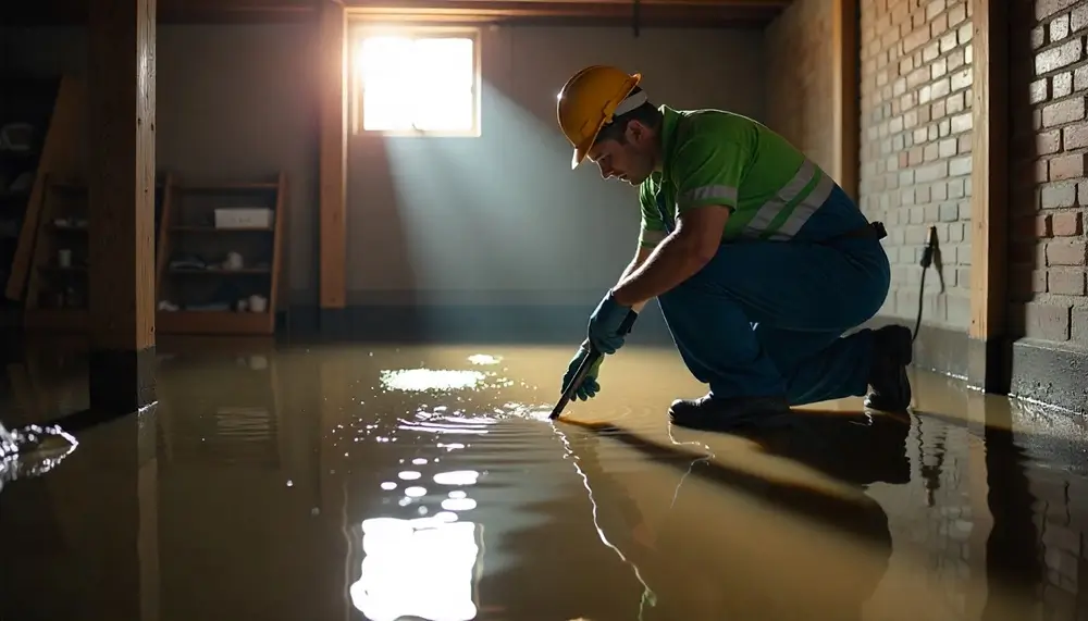 Professional water damage restoration services in New Richland, MN